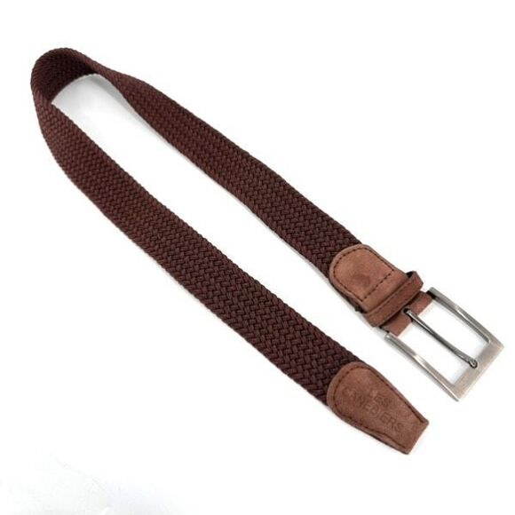 Les Canebiers Mens Braided Brown Belt Size Large‎ - Picture 3 of 14